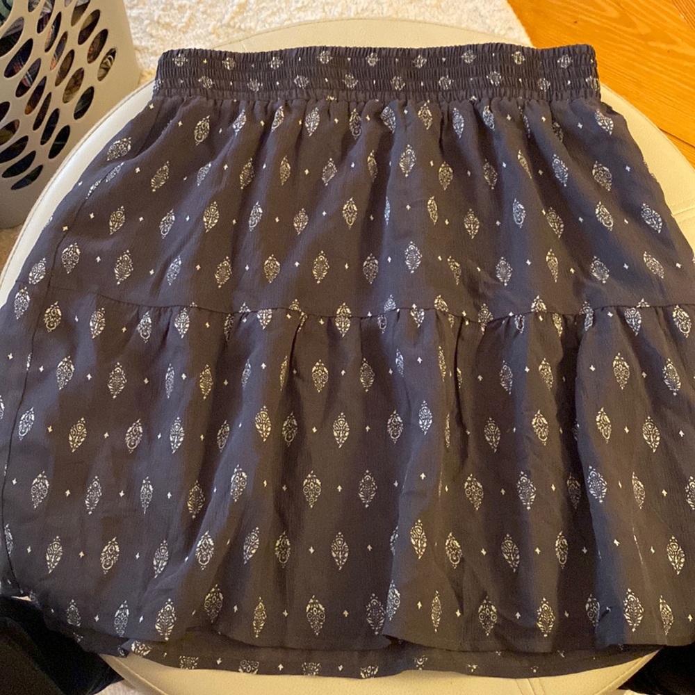 Garnet hill layered mini skirt.